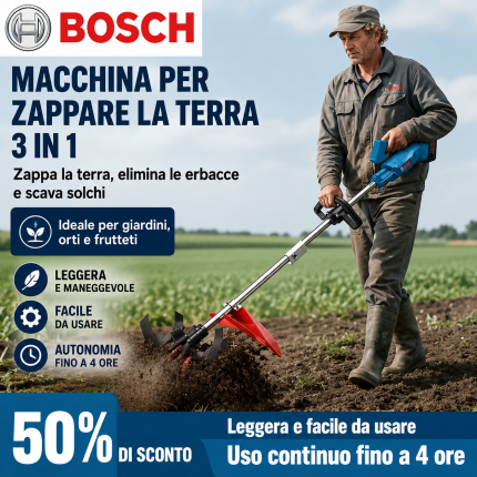La motozappa elettrica STIHL con batteria agli ioni di litio può essere utilizzata per arare, diserbare e vangare. È ideale per orti, giardini fioriti, piantagioni, orticoltura e aziende agricole.