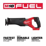 Milwaukee 2821-20, M18 FUEL SAWZALL Recip Saw (Tool Only) - Image 10