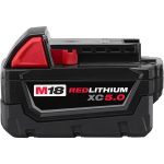 Milwaukee 48-11-1850, M18 REDLITHIUM XC Battery (5.0 Ah)