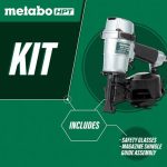 Metabo HPT NV45AB2, 1-3/4'' Coil Roofing Nailer - Image 5